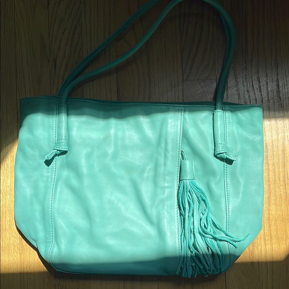 Hobo Bags NWOT turquoise shoulder bag